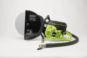 edge saw with custom extractor for dust